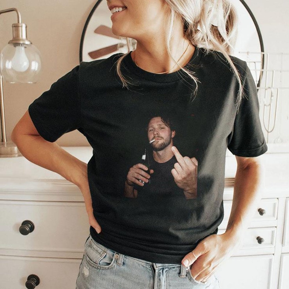 Josh Allen Middle Finger T Shirt